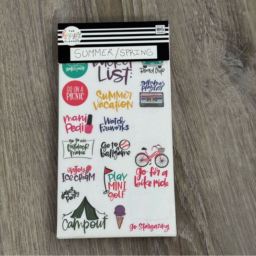The Happy Planner Summer/Spring Sticker Book
